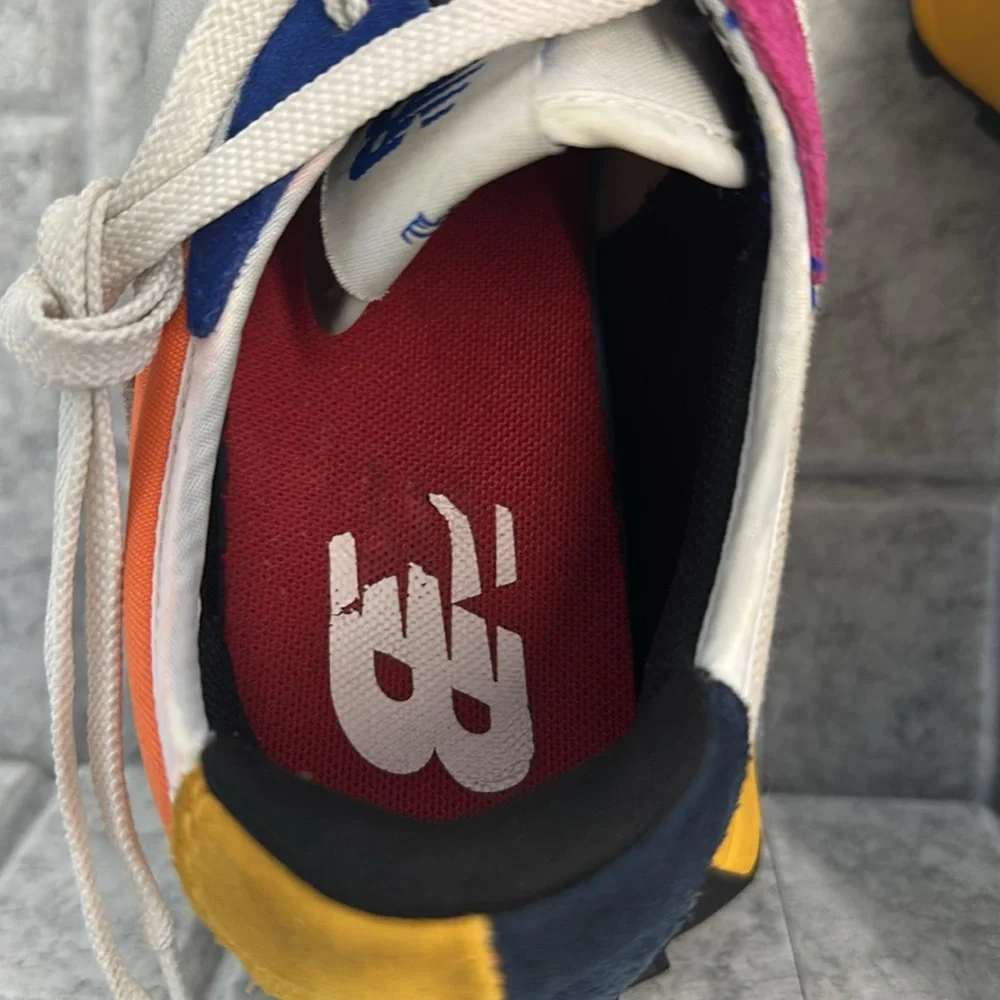 New Balance Colorful Multicolor Sneakers Size 10 The Intelligent Choice 327 - Picture 11 of 15
